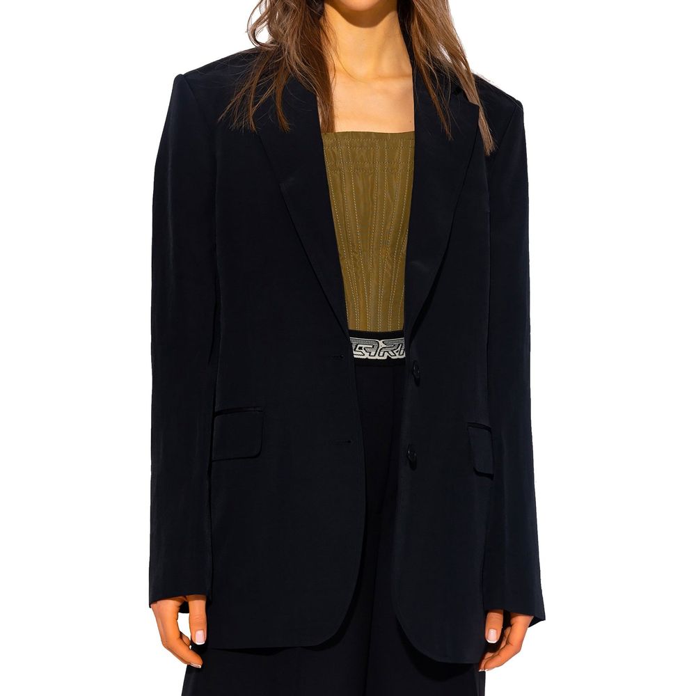 Stella Mccartney Black Viscose Blazer Glam Steals
