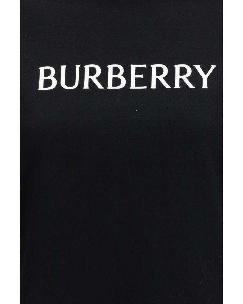 Burberry Black Cotton T-shirt Glam Steals