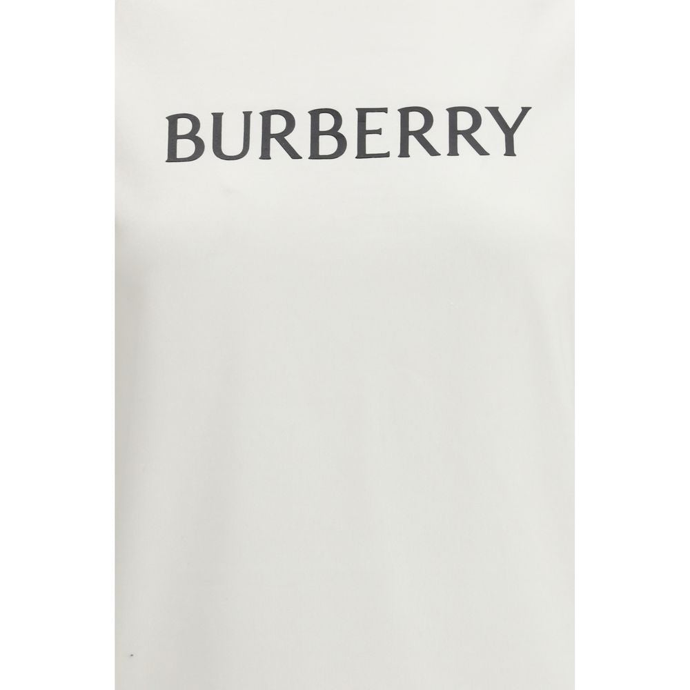 Burberry White Cotton T-shirt Glam Steals