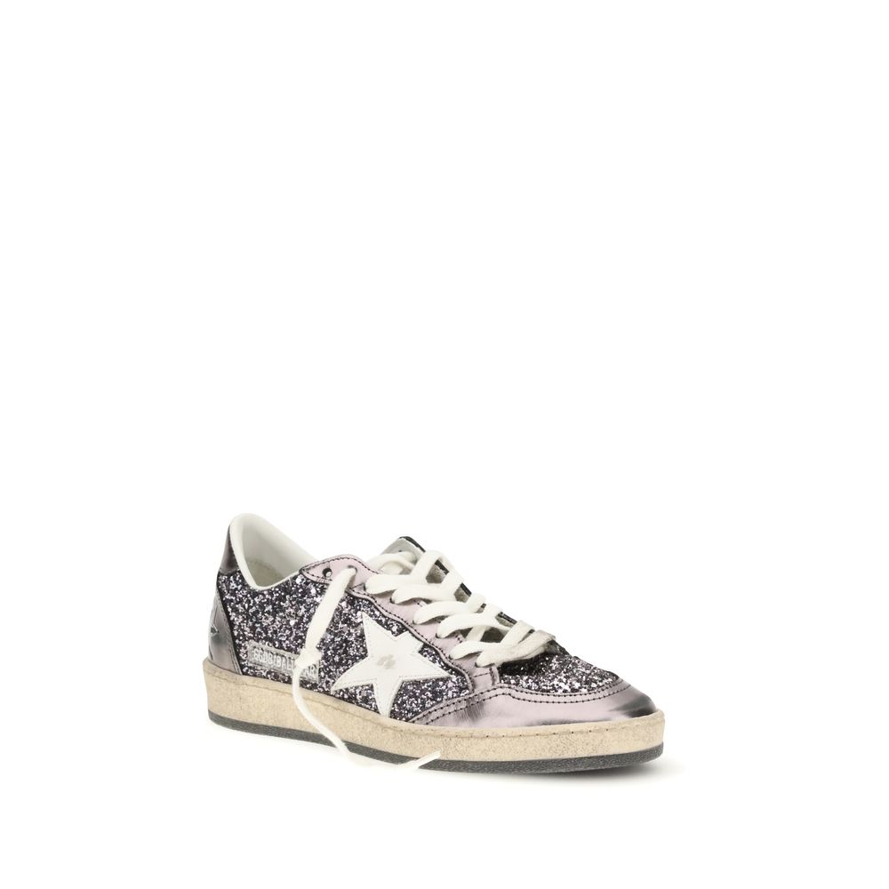 Golden Goose Gray Calf Leather Bos Taurus Low Top Sneakers Glam Steals