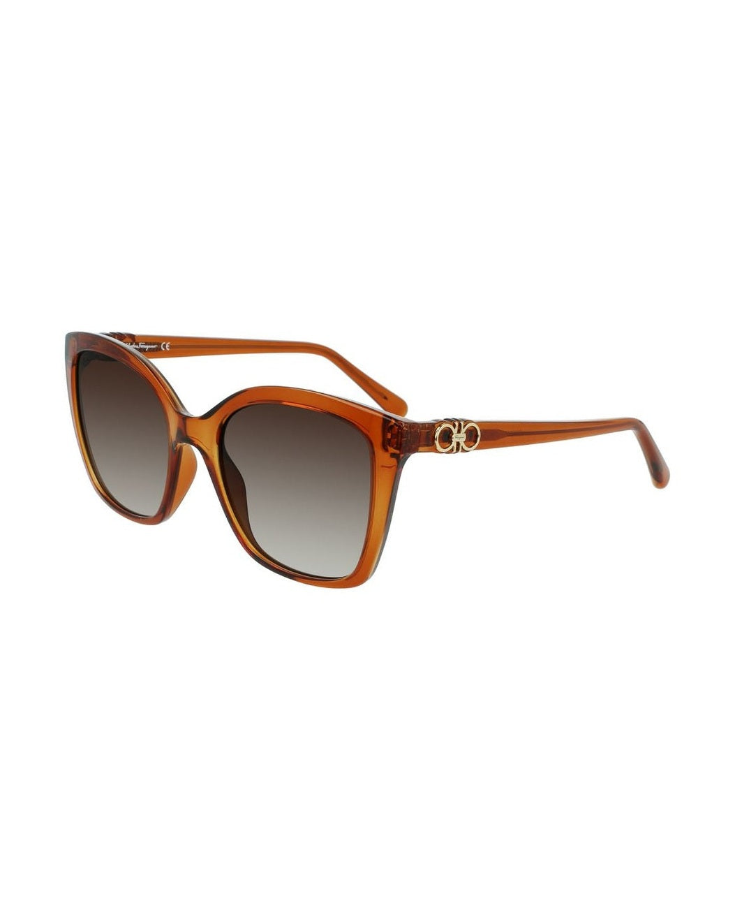 Ferragamo Brown Injected Sunglasses Glam Steals