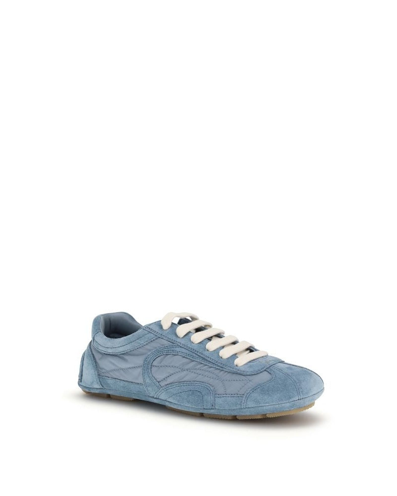 Prada Blue Lamb Ovis Aries Athletic Sneakers Glam Steals