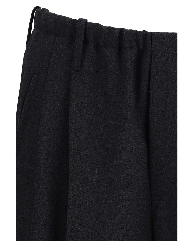 Brunello Cucinelli Black Wool Fleece Casual Pant Glam Steals