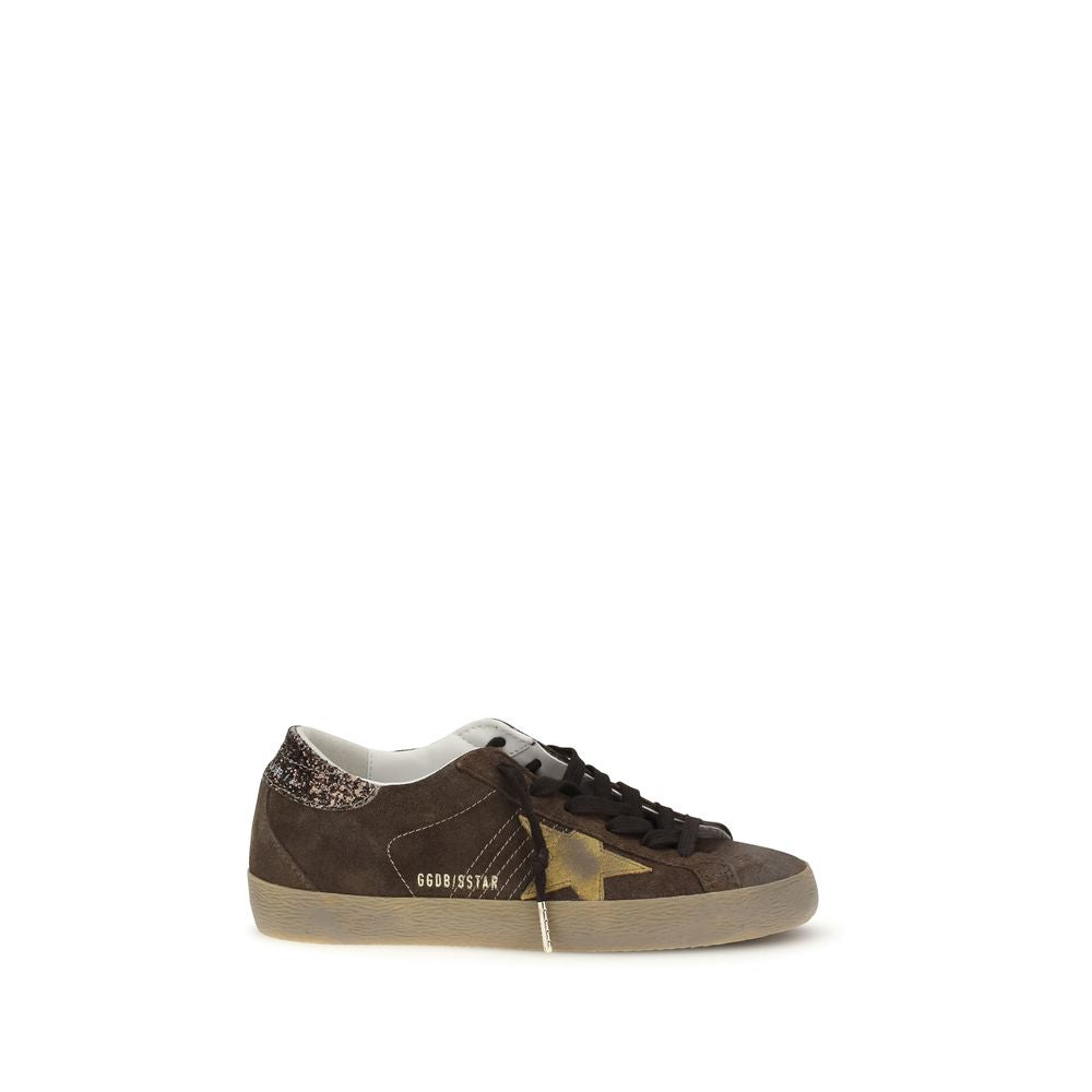 Golden Goose Brown Calf Leather Bos Taurus Low Top Sneakers Glam Steals