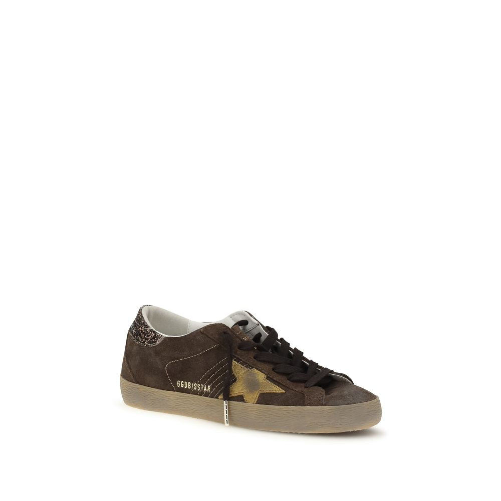 Golden Goose Brown Calf Leather Bos Taurus Low Top Sneakers Glam Steals