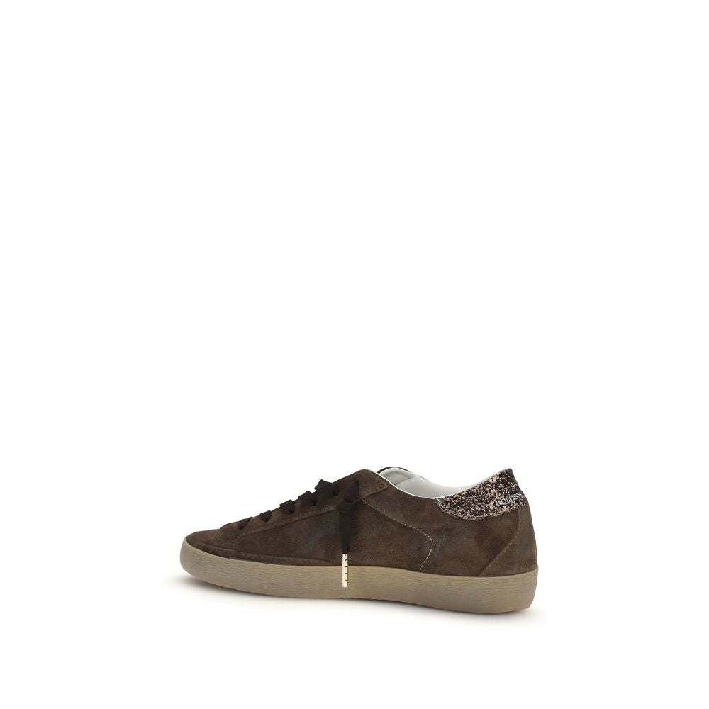 Golden Goose Brown Calf Leather Bos Taurus Low Top Sneakers Glam Steals
