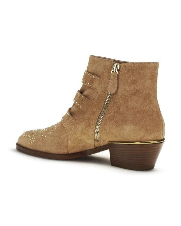 Chloé Beige Ankle Boots Glam Steals