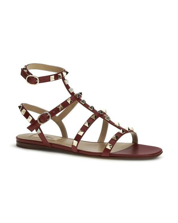 Valentino Garavani Brown Strap Sandals Glam Steals