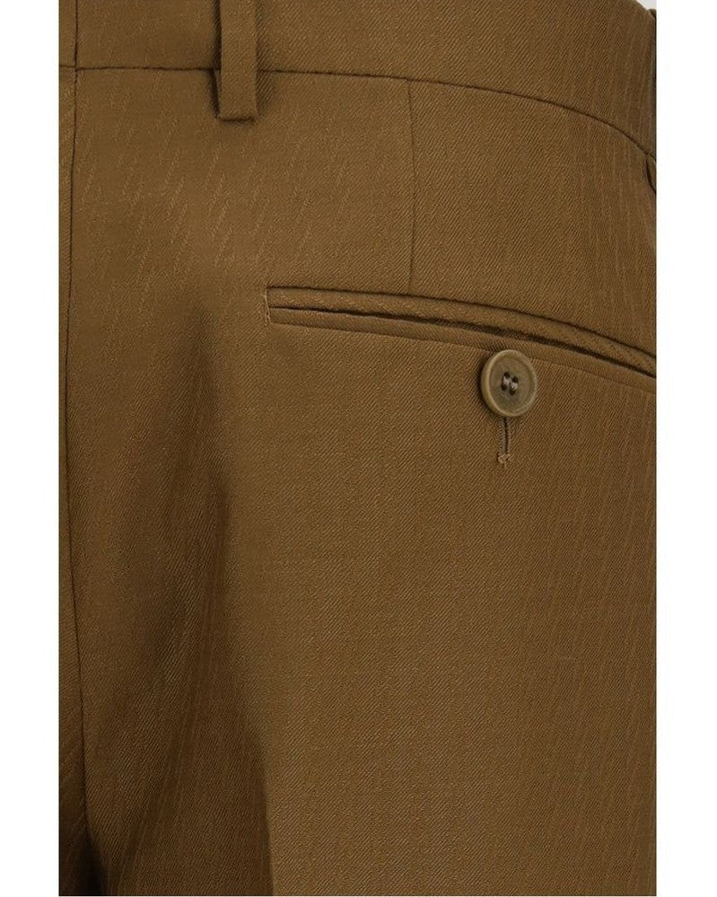 Burberry Brown Wool Oves Aries Dress Pant Glam Steals