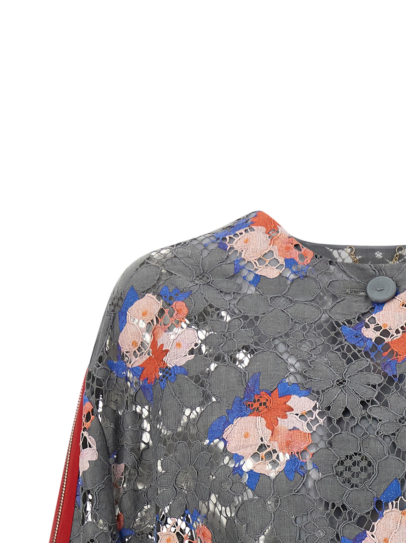 Fendi Floral Gray Blazer