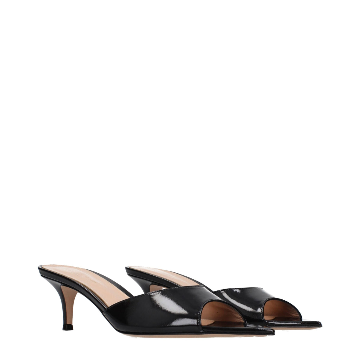 Gianvito Rossi Black Platform Sandals