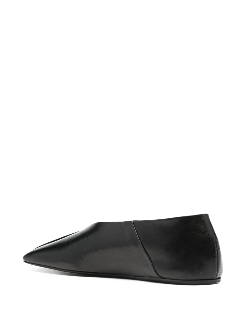Jil Sander Flat Black Shoes