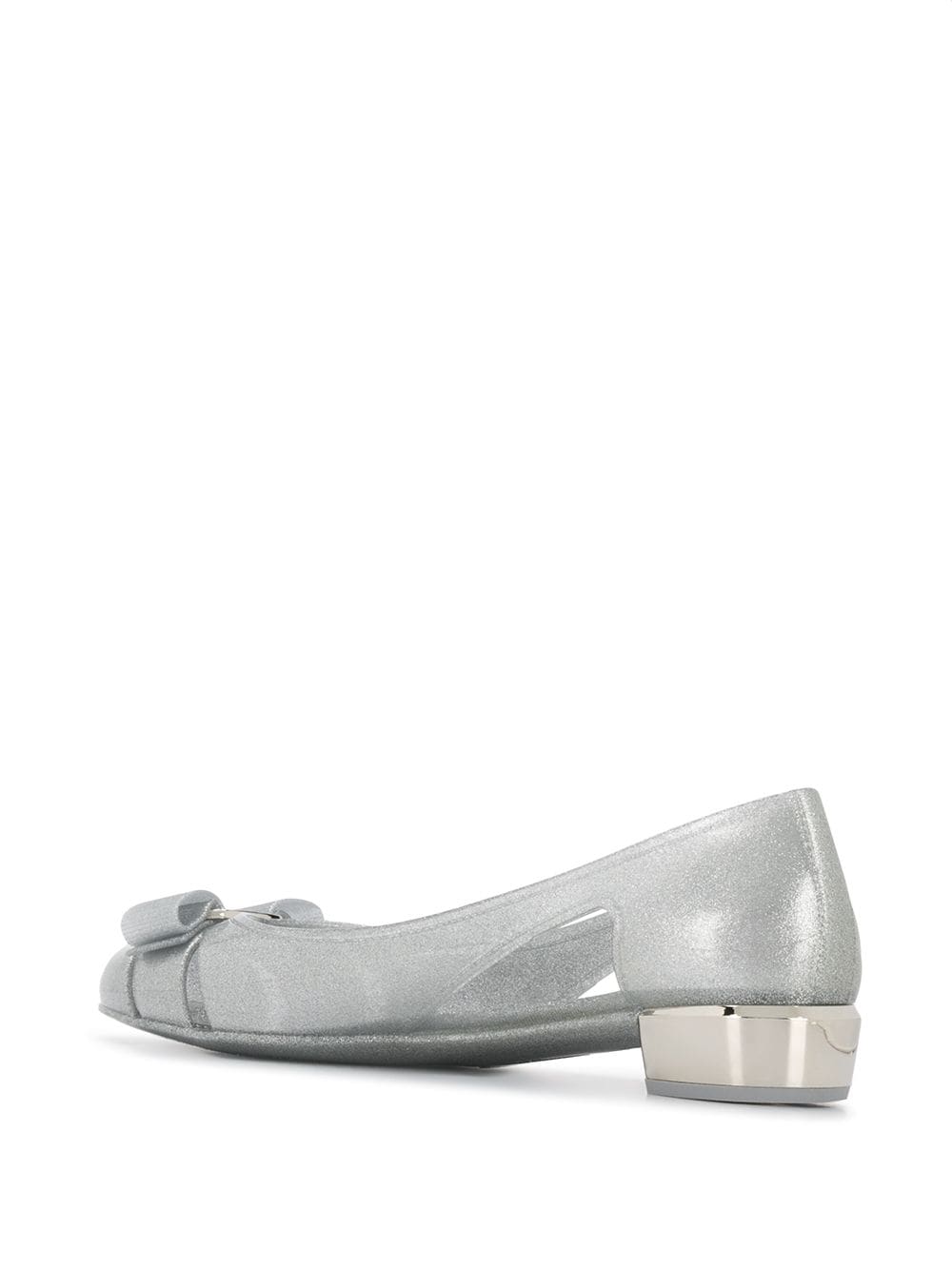 Ferragamo With Silver Heel