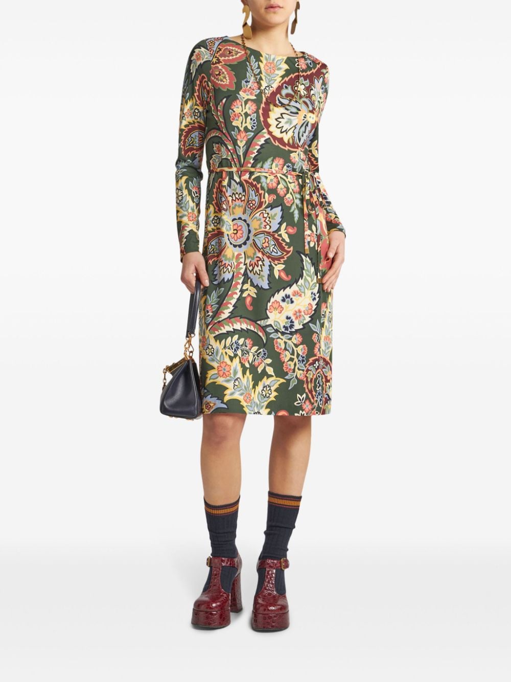Etro Green Dress