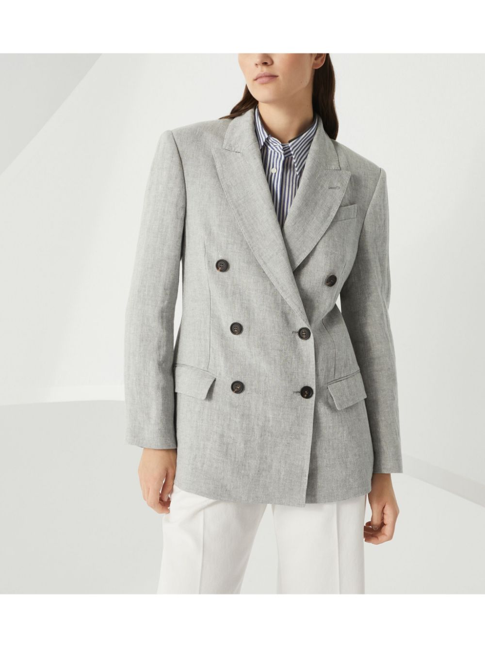 Brunello Cucinelli Jackets Grey Light