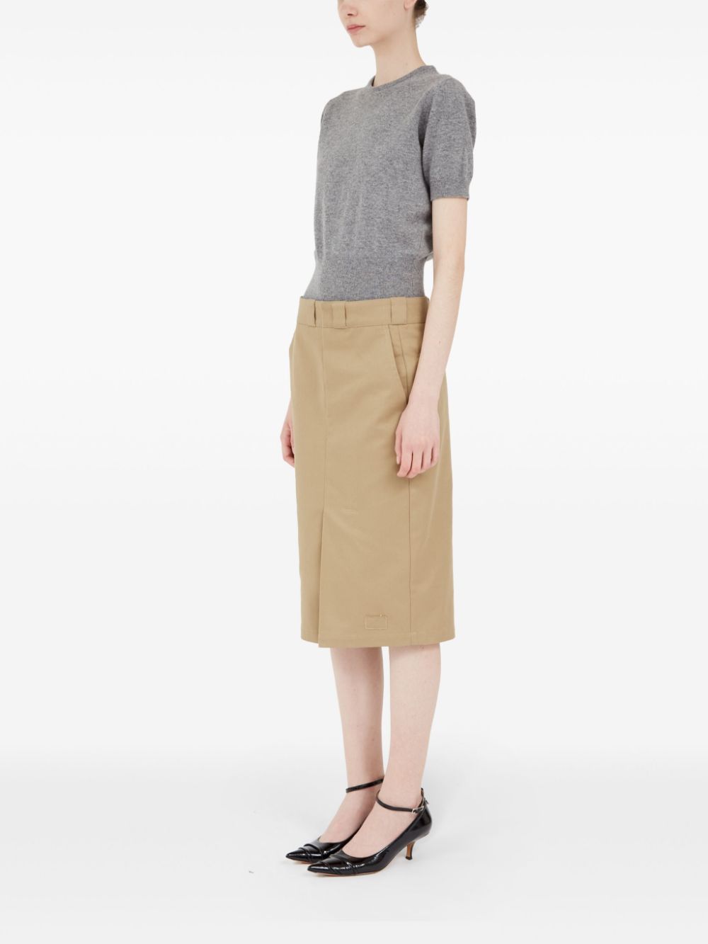 Maison Margiela Camel Skirt - Bottoms - For Women - GlamSteals