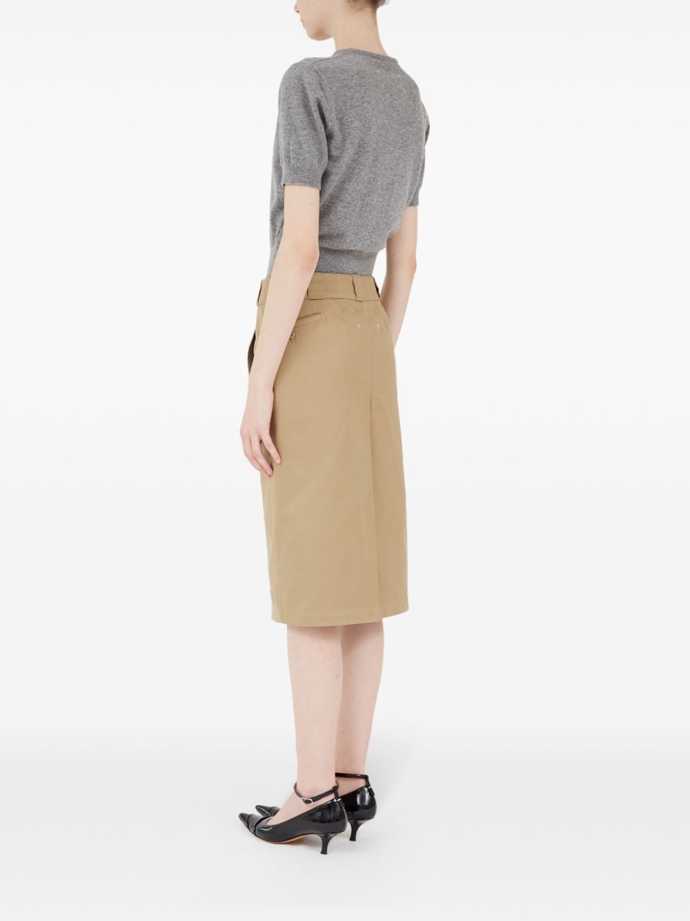 Maison Margiela Camel Skirt - Bottoms - For Women - GlamSteals