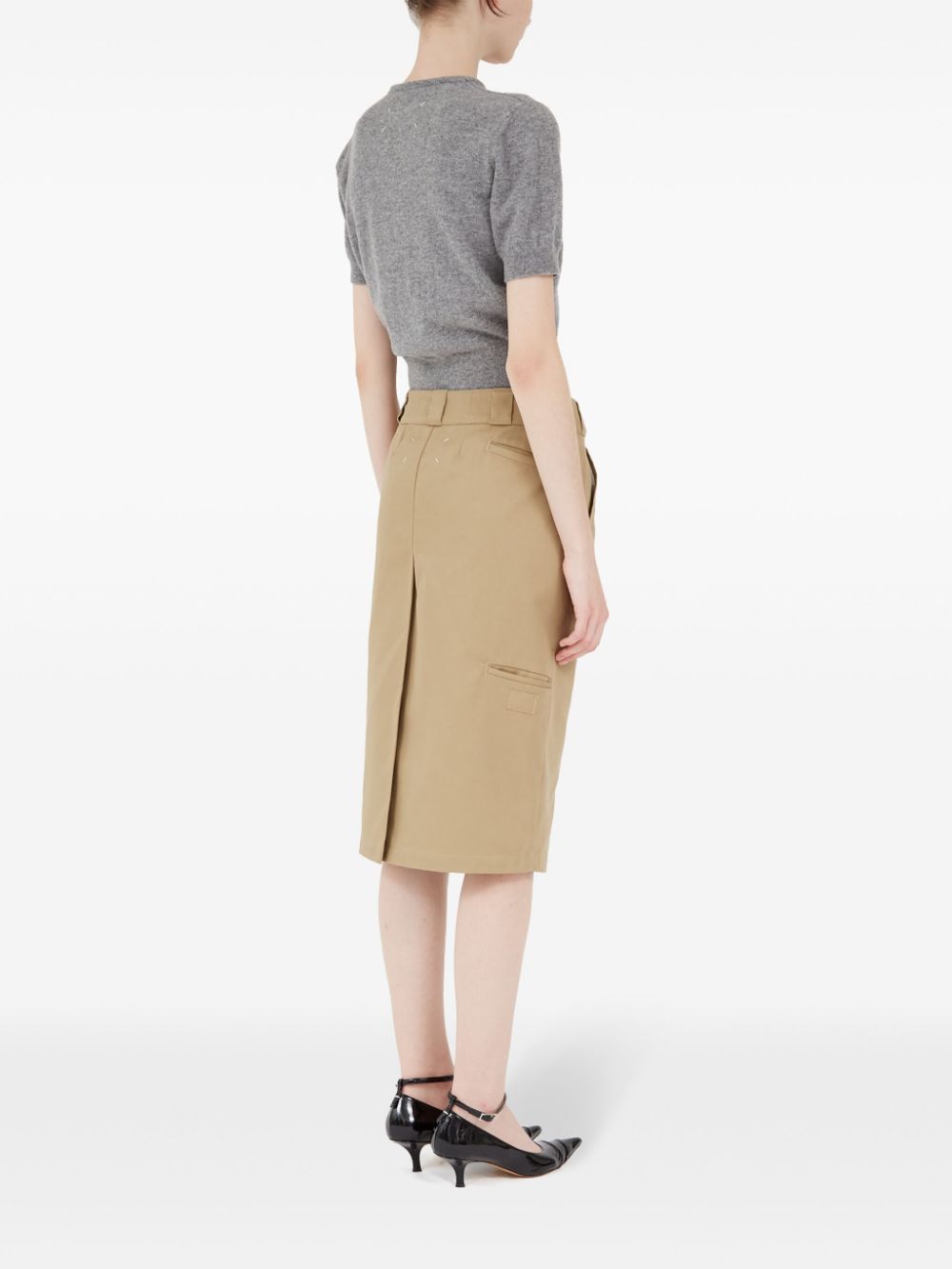 Maison Margiela Camel Skirt - Bottoms - For Women - GlamSteals