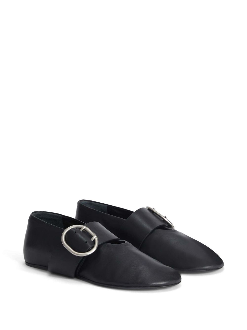 Jil Sander Flat Shoes Black - Flats - For Women - GlamSteals
