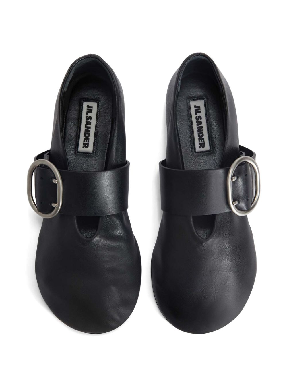 Jil Sander Flat Shoes Black - Flats - For Women - GlamSteals