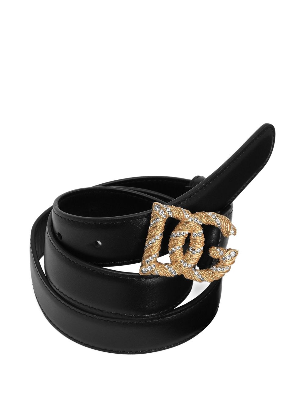 Dolce & Gabbana Black Belts Glam Steals