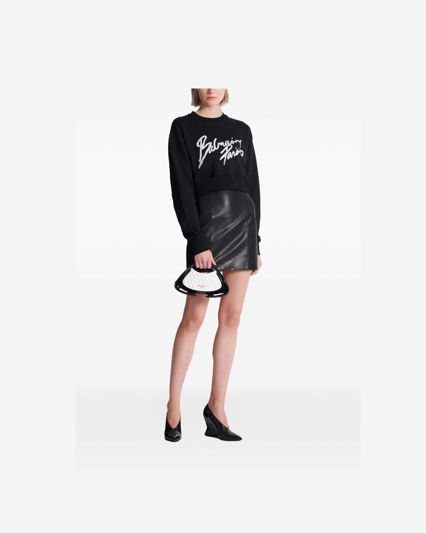 Balmain Black Sweater Glam Steals