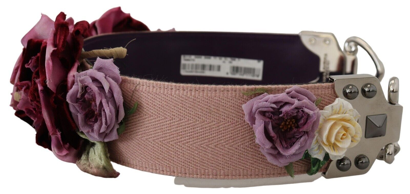 Dolce & Gabbana Floral Leather Shoulder Strap Beige Accessory