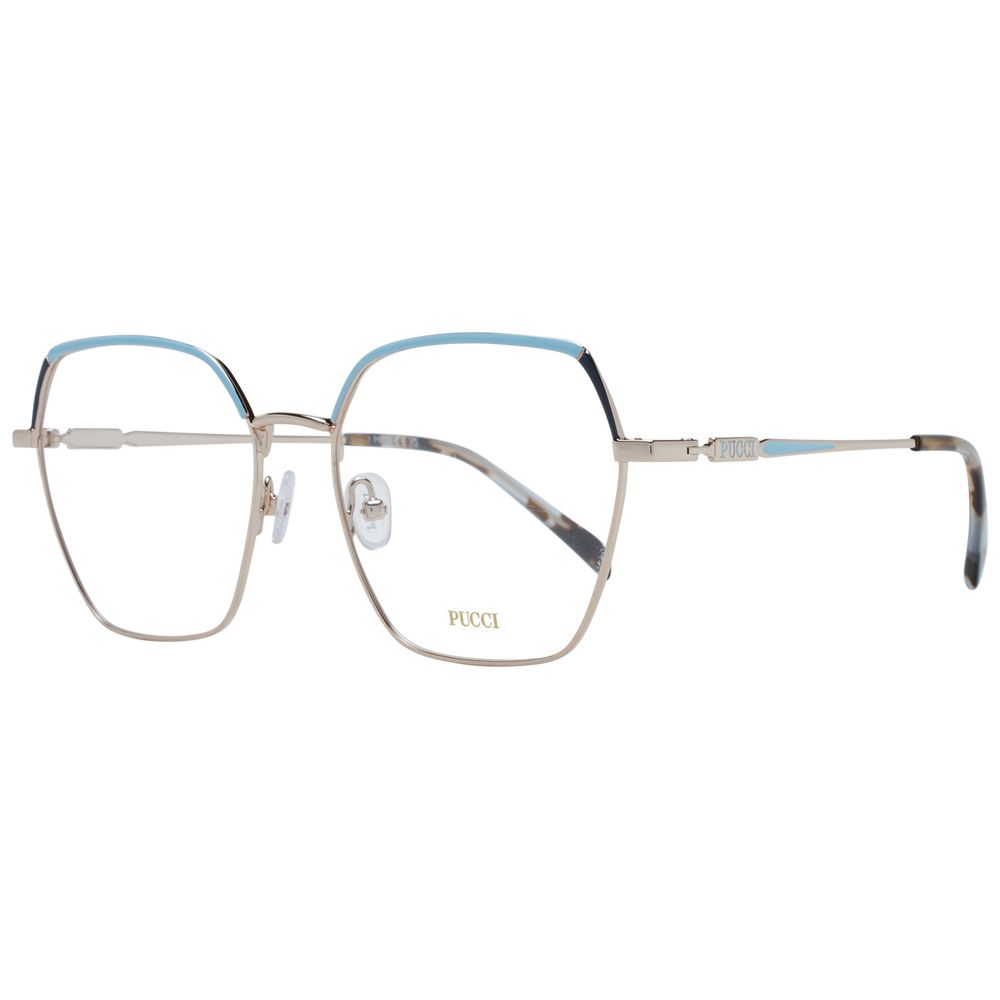 Emilio Pucci Gold Women Optical Frame