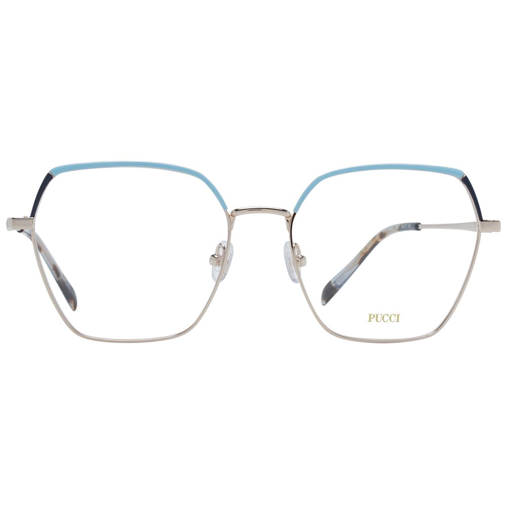 Emilio Pucci Gold Women Optical Frame
