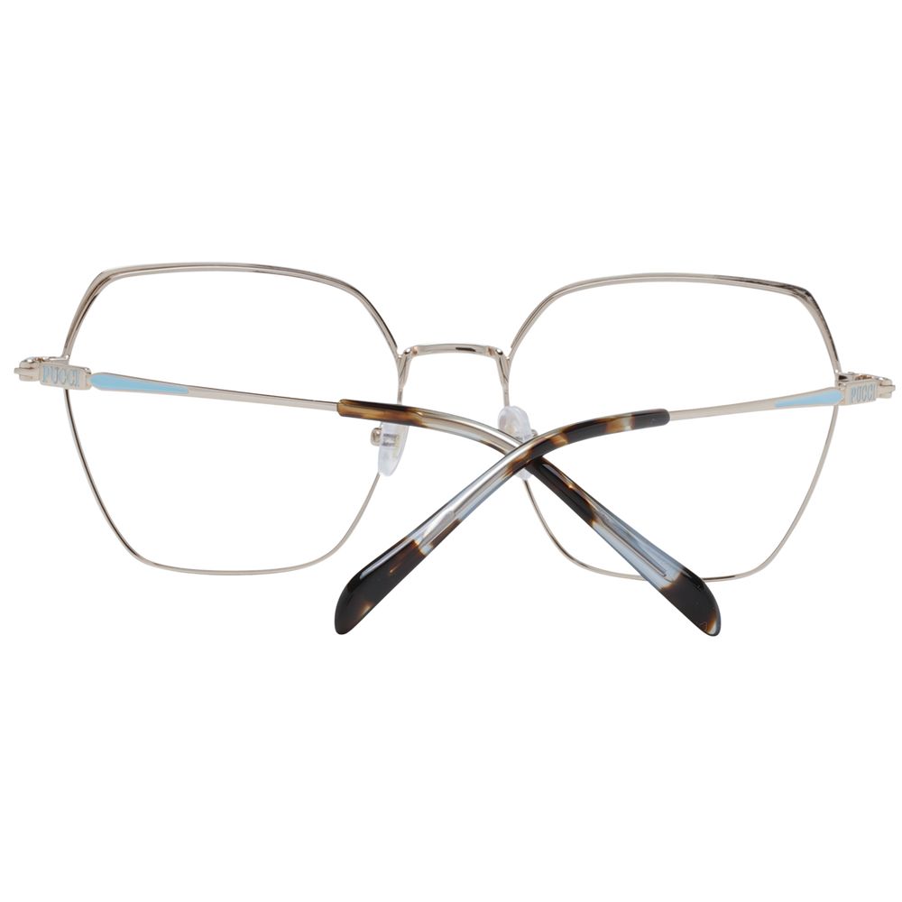 Emilio Pucci Gold Women Optical Frame