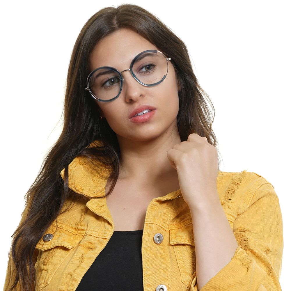 Emilio Pucci Turquoise Women Optical Frame