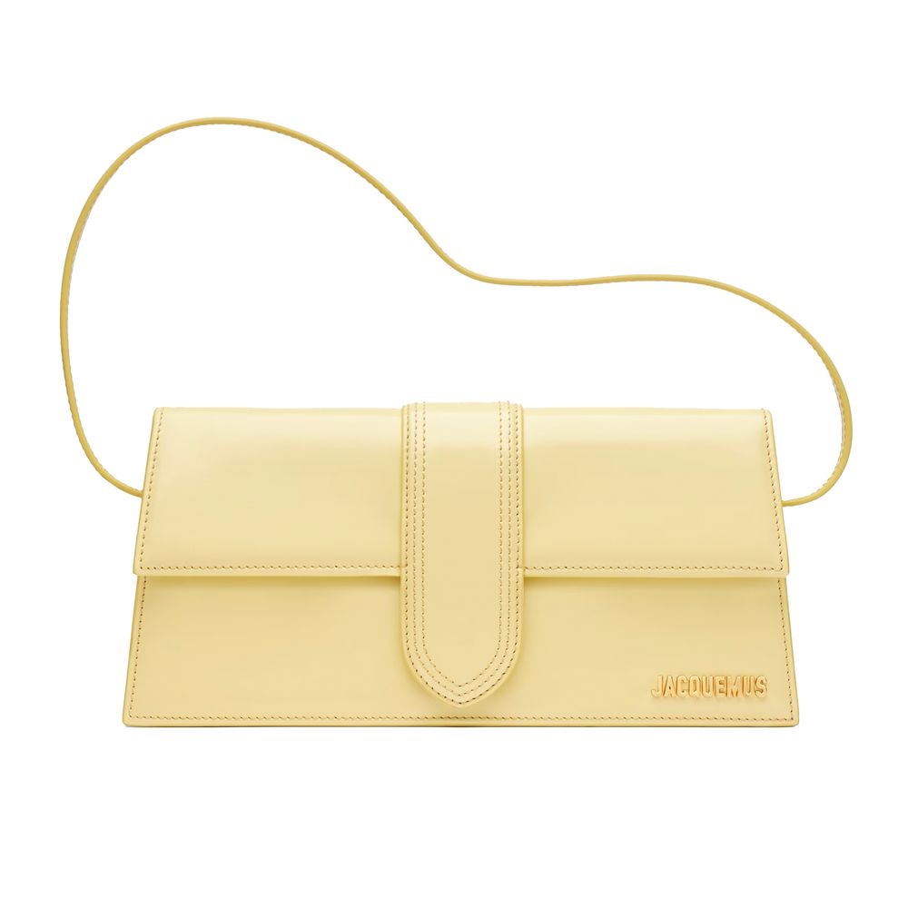 Jacquemus Leather Yellow Handbag