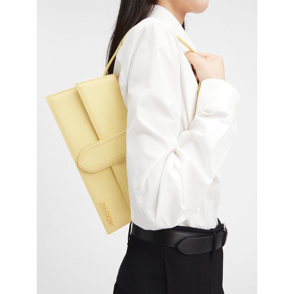 Jacquemus Leather Yellow Handbag