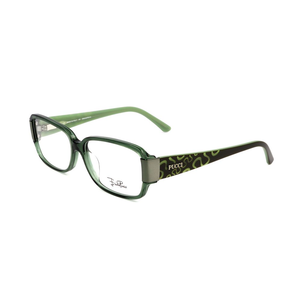 Emilio Pucci Plastic Olive Frame