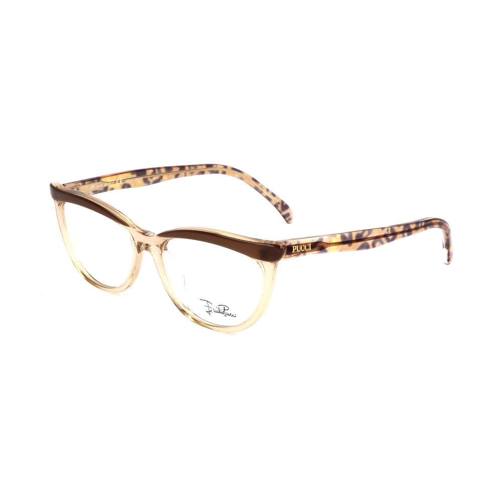 Emilio Pucci Plastic Brown Frame