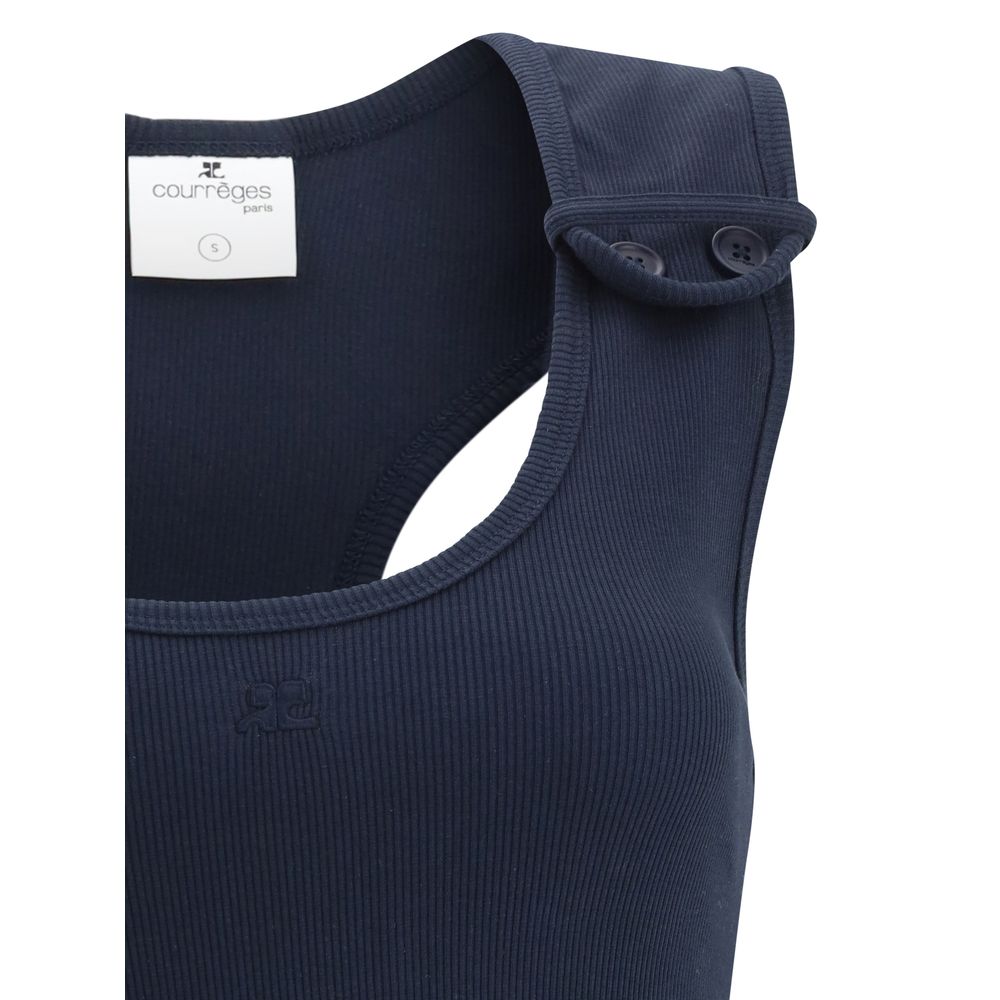 Courrėges 90S Rib Midi Dress