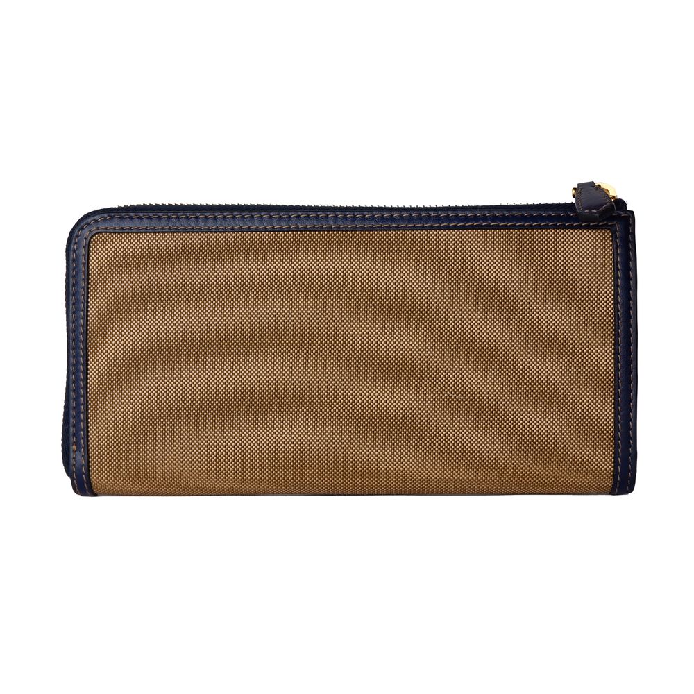 Prada Leather Leather Leather Brown Wallet