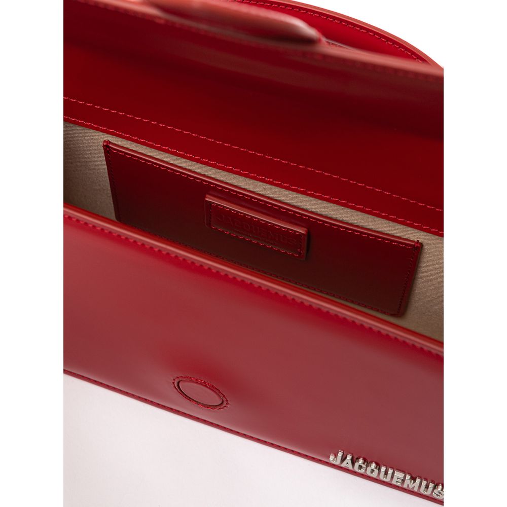 Jacquemus Leather Shoulder Red Bag