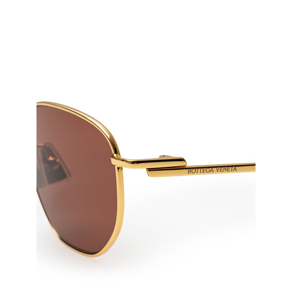Bottega Veneta Metal Gold Sunglasses