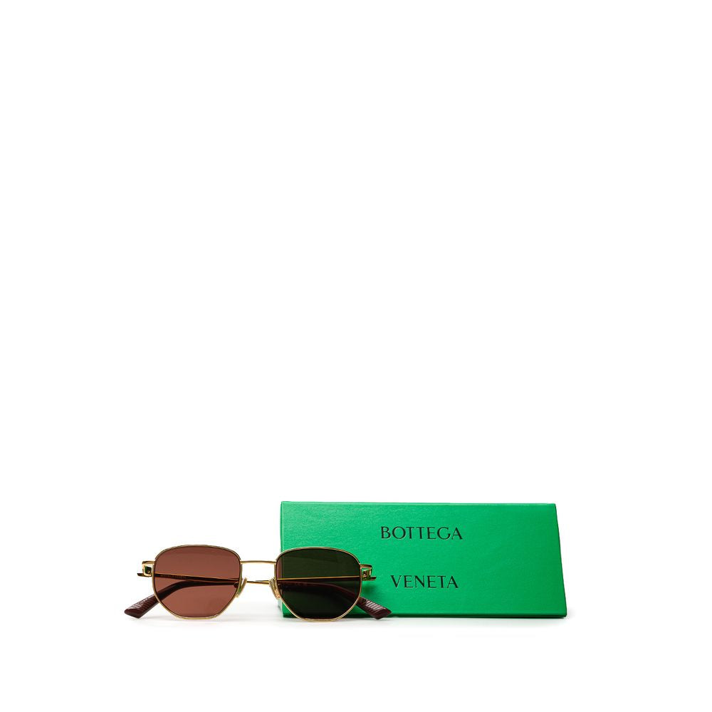 Bottega Veneta Metal Gold Sunglasses
