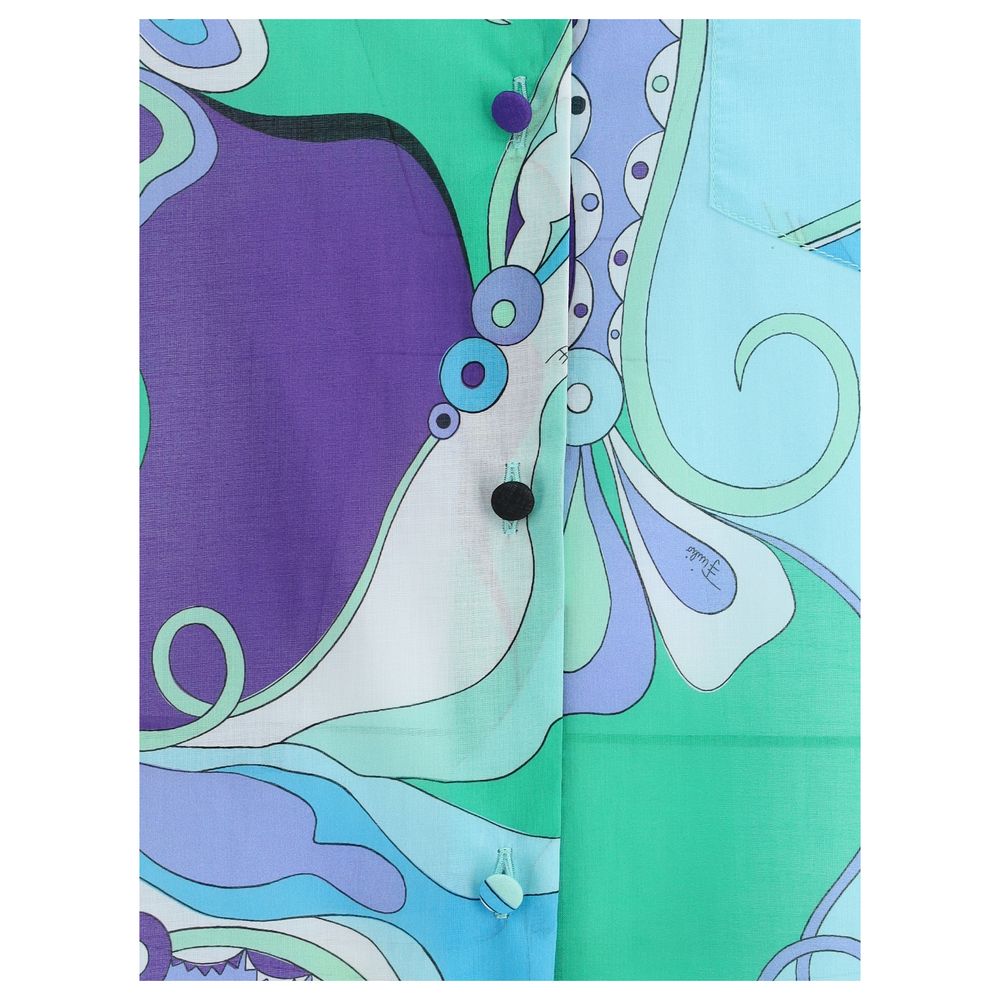 Emilio Pucci Orchid Print Shirt
