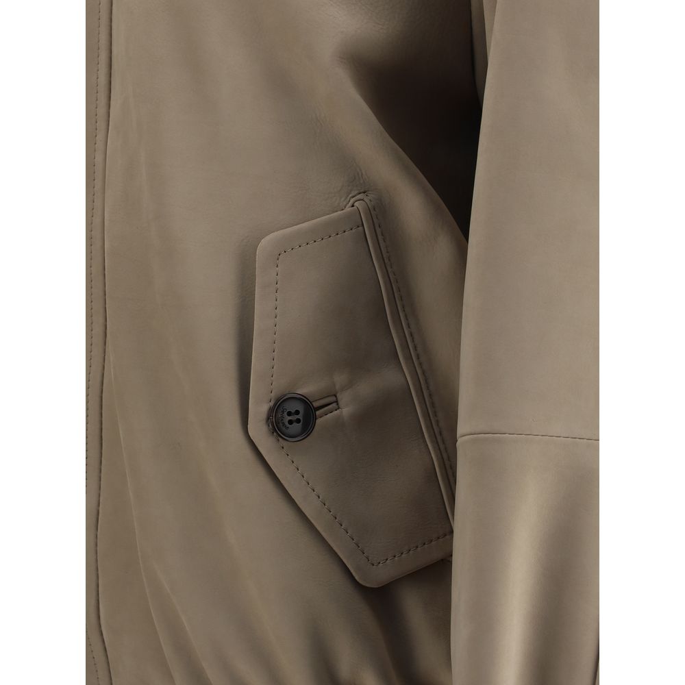 Saint Laurent Suede Bomber Jacket