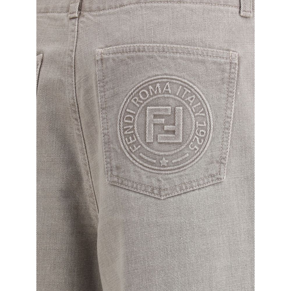 Fendi Wide Leg Jeans