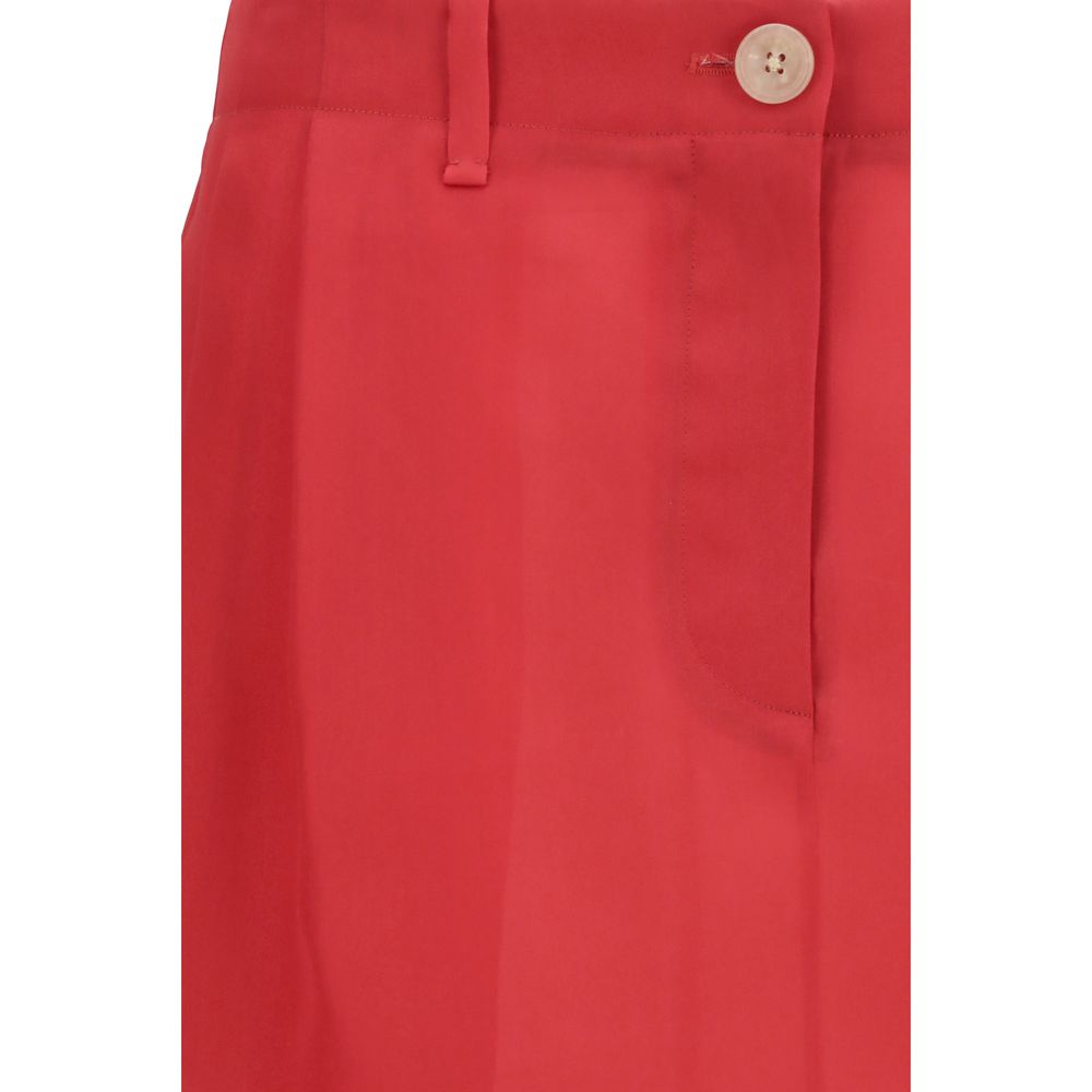 Khaite Lucian Midi Skirt Glam Steals
