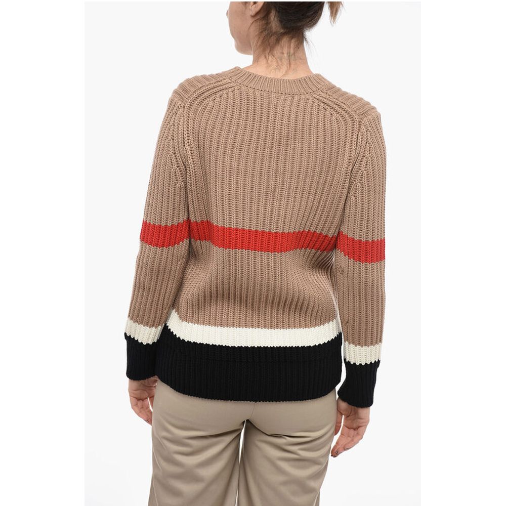 Burberry V Neck Cashmere Blend Jumper