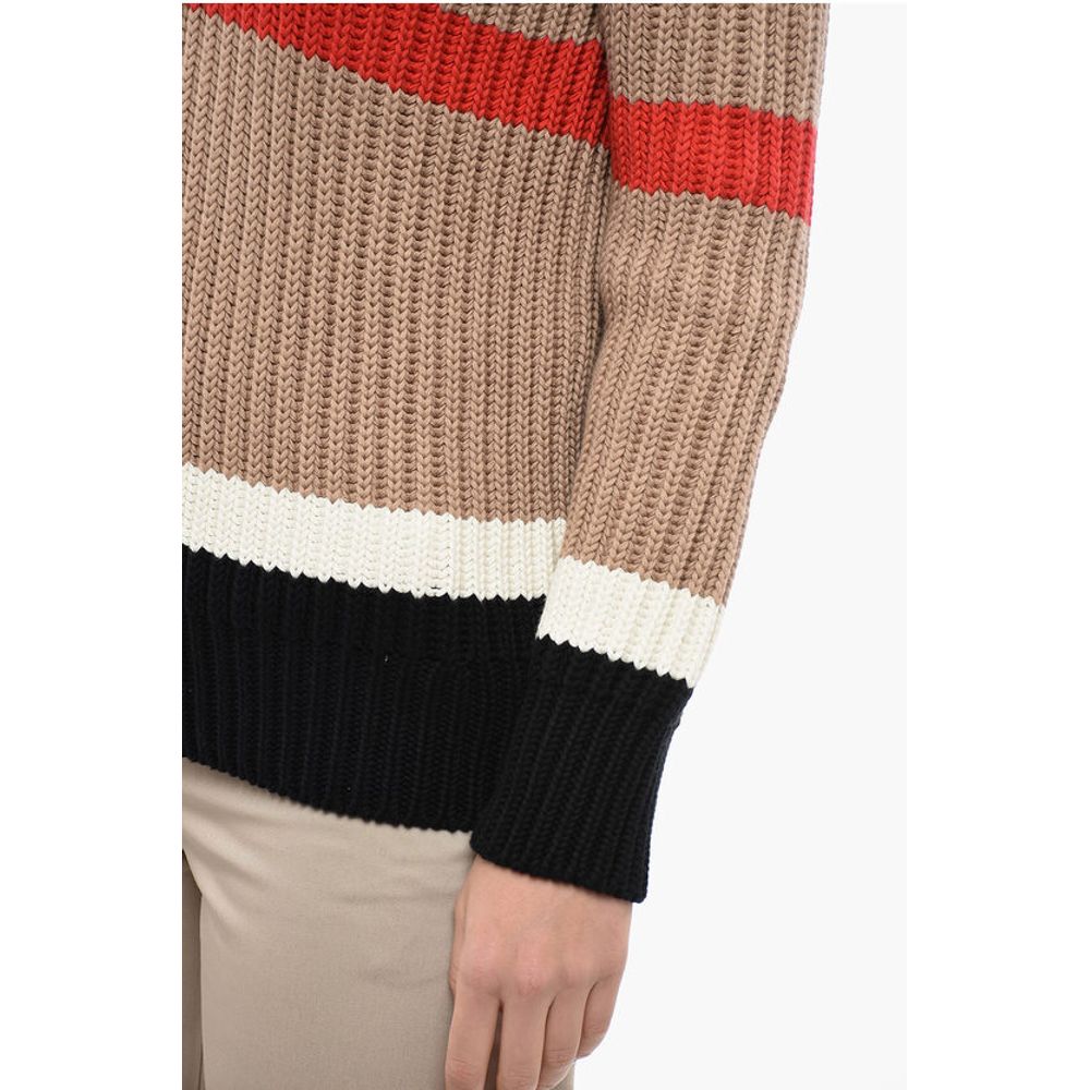Burberry V Neck Cashmere Blend Jumper