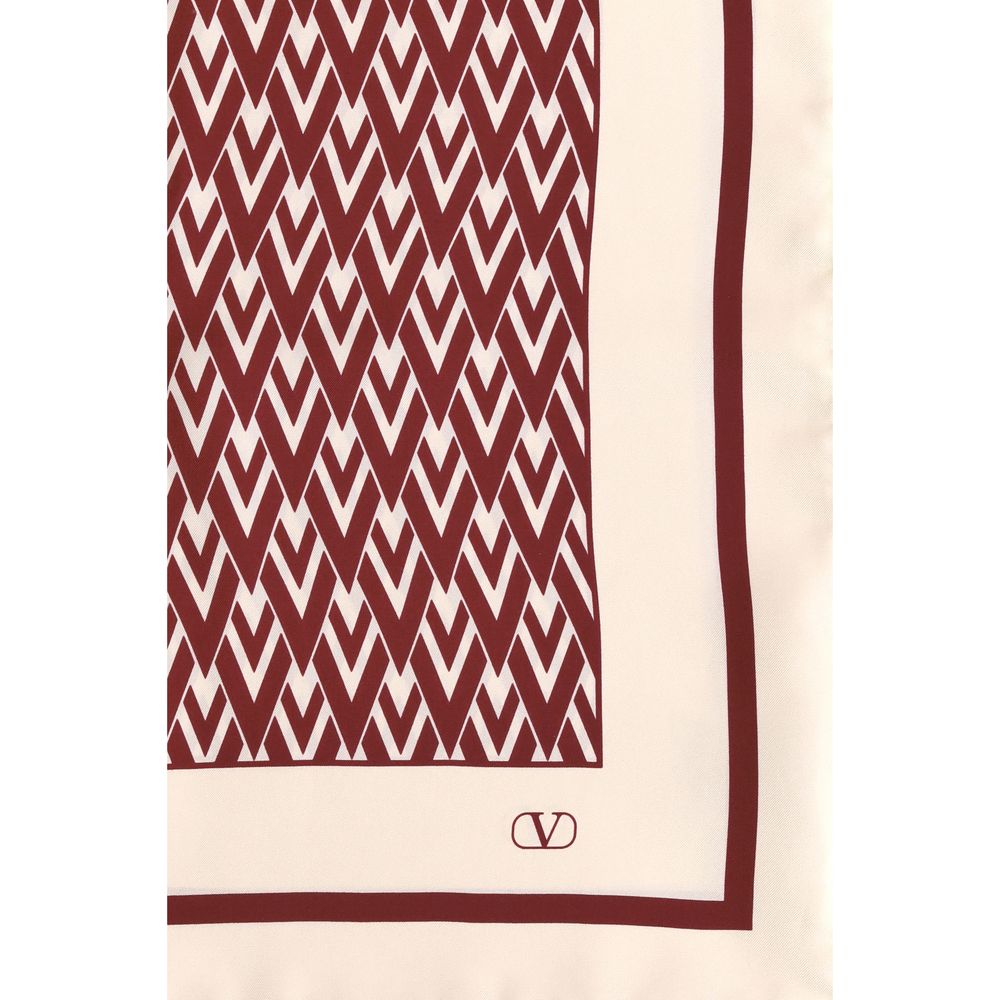 Valentino Silk Garavani Toute La V Scarf