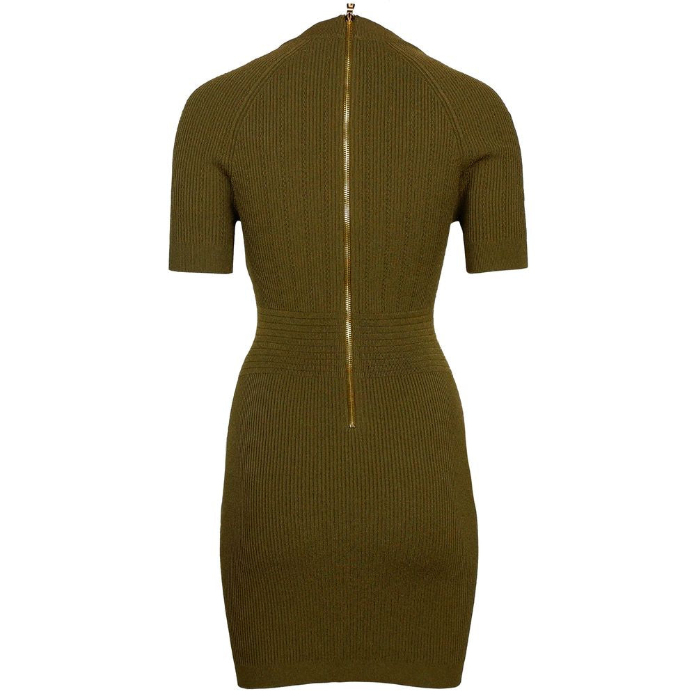 Balmain Green Viscose Top & T-Shirt
