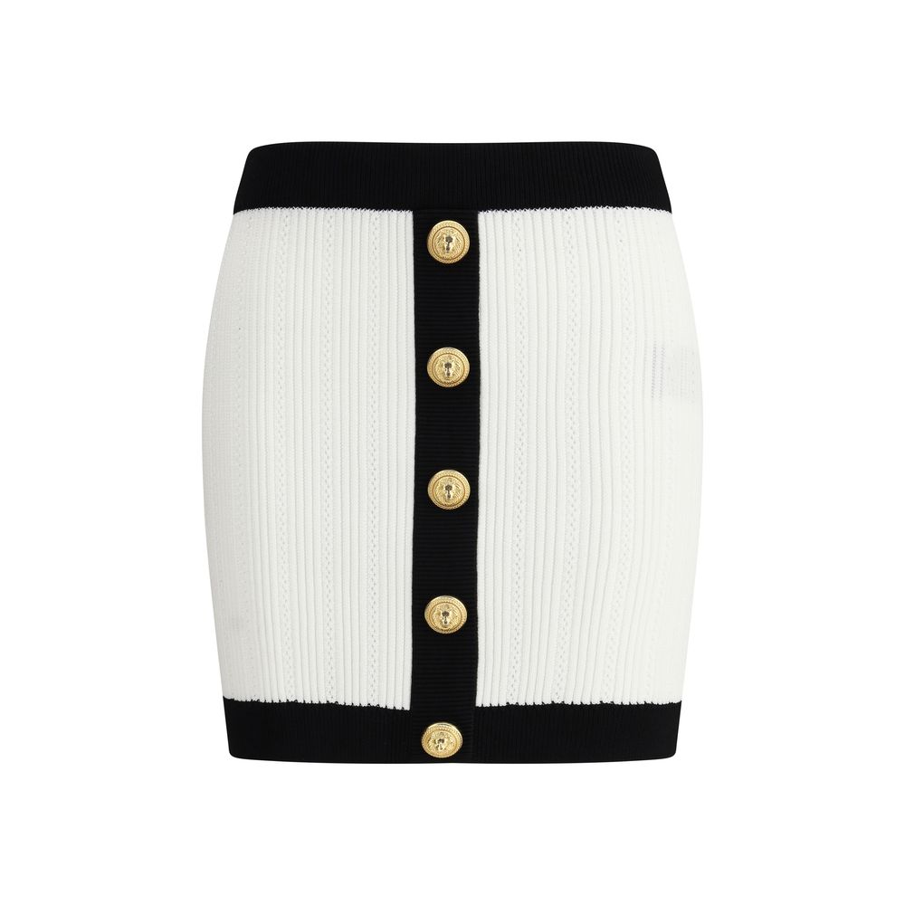 Balmain Knit Mini Skirt