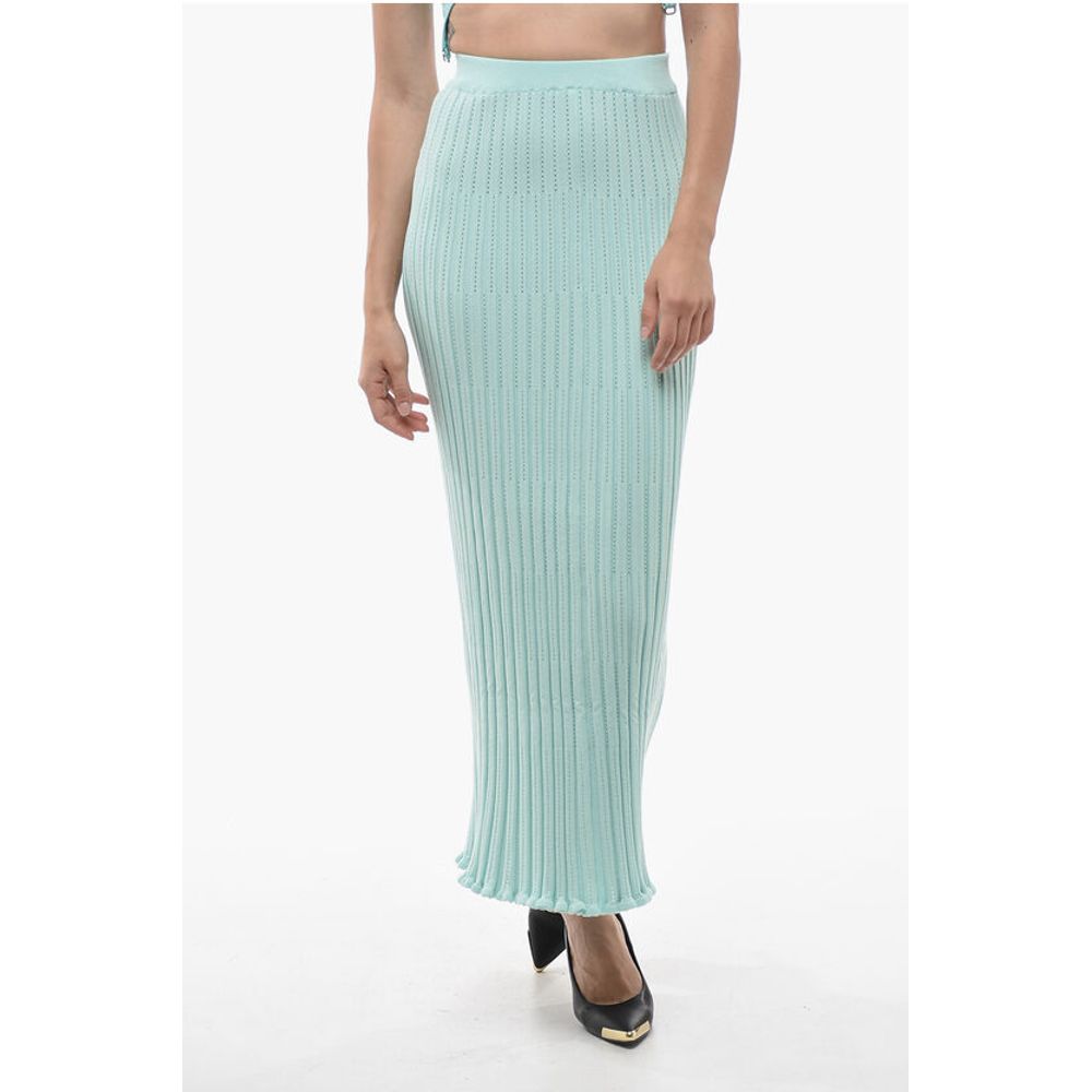 Aeron Ribbed Aria Maxi Skirt With Elastic Waistband